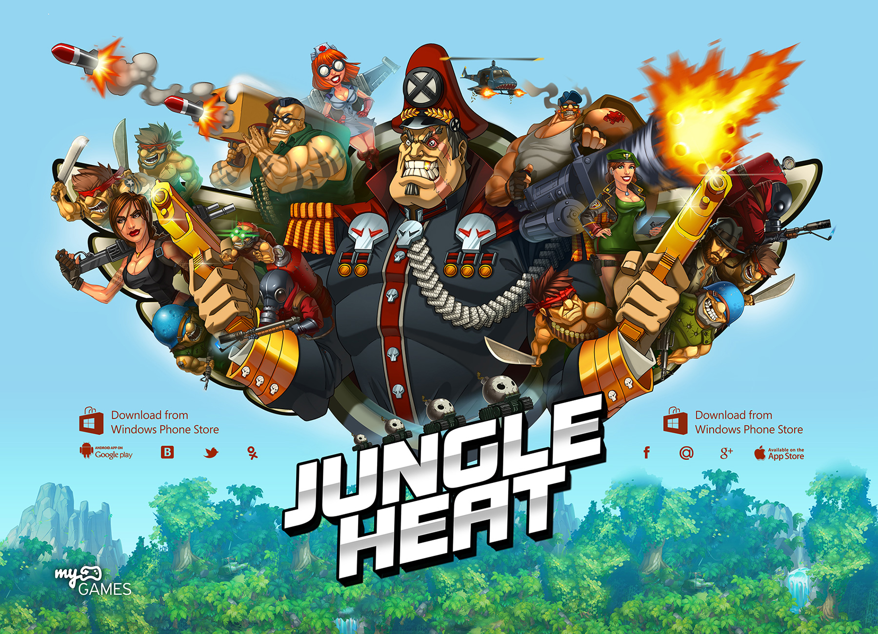 VK / Мобильная игра Jungle Heat выходит на Windows Phone